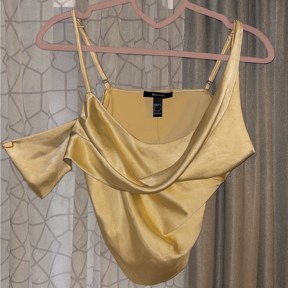 Forever 21 Gold Satin Camisole